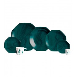 Jogo Para Jantar 42 Peças Chá E Café Ártemis Porcelana Schmidt